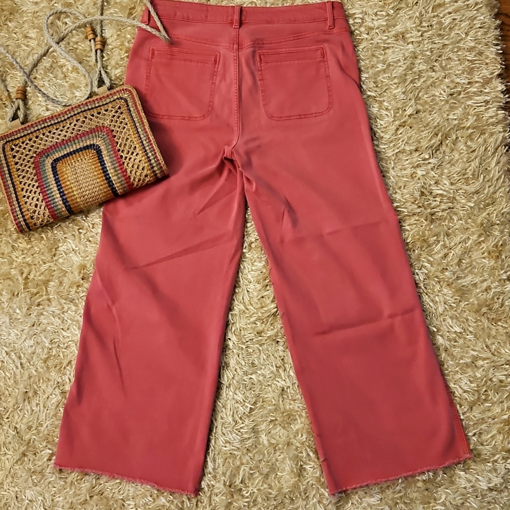 J.Jill Wide-Leg Welt-Pocket Crop Pants - Picture 5 of 11